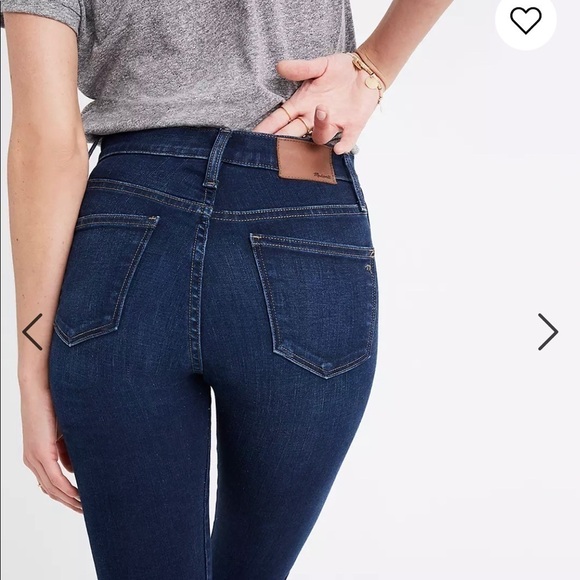 MADEWELL Petite 10" High-Rise Skinny Jeans in Hayes Wash WOMENS 25P - Picture 3 of 9